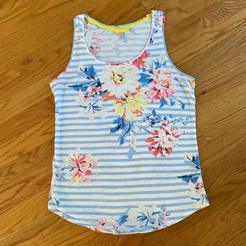 Joules floral tank top